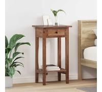 Mangloder Support de Plante en Bois d'Acajou Marron 34 x 25 x 52 cm avec Tiroir pour Jardin Balcon Terrasse, Idéal pour Tuteur, Treillis, Pergola, Vigne, Rosier, Potager, Guide de Croissance