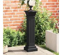 Mangloder Support Pilier Classique carré pour Plantes en MDF Noir 17x17x66cm, idéal pour tuteur, Treillis, pergola, Vigne, Rosier, Potager, Balcon ou terrasse pour Maintien, Croissance et Guidage