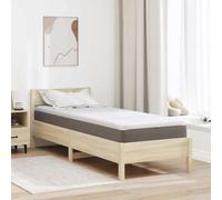 Mangloder Surmatelas blanc, 80 x 200 cm, en tissu tricoté, en mousse de latex, respirant, extra doux, 5,5 cm de haut, pour l'intérieur, facile d'entretien et indéformable