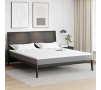 Mangloder Surmatelas en mousse à mémoire de forme, respirant, lavable, antidérapant, doux pour lit empereur, 38D, lavande, blanc, pour adulte