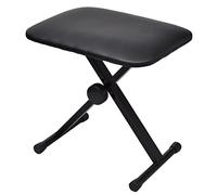 Mangloder Tabouret de piano réglable pliable avec design ergonomique, hauteur réglable pour musiciens, studio, scène, salle d'essai, cours et concert, construction en acier robuste