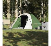 Mangloder Tente familiale pour 6 personnes, vert, étanche, avec connexion E et auvent amovible pour camping, extérieur, trekking, randonnée, festival, plage, survie