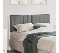 Mangloder Tête de lit capitonnée Blanc et Gris Clair en pin Massif 120 cm, Panneau décoratif pour Chambre Adulte et Enfant, Design Moderne scandinave, Support Confortable pour Repos et Lecture