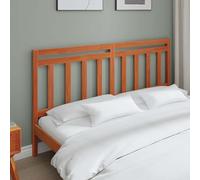 Mangloder Tête de lit en Bois de pin Massif Cire Marron 185,5 x 100 cm Cadre sommier Support Dossier pour Chambre Adulte Enfant Lecture décoration Murale
