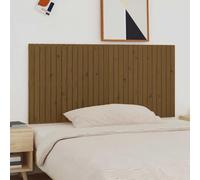 Mangloder Tête de lit Murale Marron Miel en Bois de pin Massif 185x3x90 cm Support Dossier pour Chambre Adulte Enfant Lecture décoration Murale