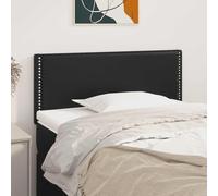 Mangloder Tête de lit Noir en Similicuir 100x5x78-88 cm avec Pieds Robustes et Dossier capitonné pour Chambre Adulte, Design Moderne scandinave, Support Confortable pour Lecture et Repos