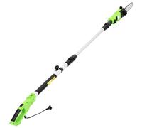 Mangloder Tronçonneuse électrique avec perche télescopique 25 cm 710 W Tronçonneuse pour jardin et bois de chauffage, scie d'élagage pour élaguer, couper et déboucher pour l'entretien des arbres