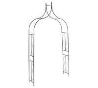 Mangloder Voûte de Jardin Vert foncé 142x37x275 cm en Fer Enduit de Poudre pour Support de Plantes grimpantes, pergola extérieure, Structure décorative pour terrasse ou Patio