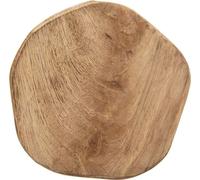Mango Dessous de verre en bois 10x10cm carré rustique tasse verre table