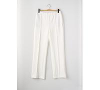 mango pantalons femme de couleur blanc