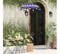 Mango Parasol balinais Bleu 125x125x260 cm résistant à l'eau et aux UV LL11320