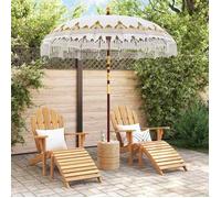 Mango Parasol balinais Crème 215x215x260 cm résistant à l'eau et aux UV LL8188