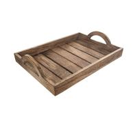MANGO Plateau de service en bois 35,5x25,5 cm