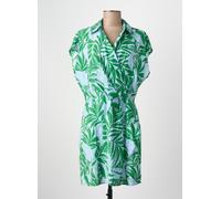 mango robes femme de couleur vert 34
