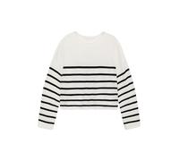 MANGO TEEN Pull-over 'MARINA' noir / blanc, Taille XS