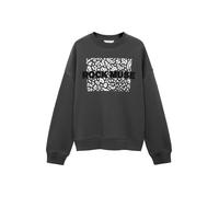 MANGO TEEN Sweat-shirt 'MUSE' anthracite / noir / blanc, Taille XXS