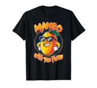 Mango With The Flow Funny Mango avec lunettes de soleil Fruit Lovers T-Shirt