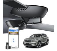 MANGOAL 4K Dashcam Voiture Avant Arrière,UHD 2160P+1080P Camera Voiture,Personnalisée pour XC40 2023-2026 & XC40 Recharge 2021-2024(Modèle B),B4 B5 T4 T5 P8 Accessories,Look OEM intégré,Carte 128 Go