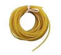Mangobuy UP100 Ligne de pêche de 10 mètres, diamètre 2 mm/2.5 mm/3 mm/3.5 mm, unie, solide, classique, en caoutchouc élastique, Red, 3 mm