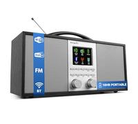 MangoKit SR40 Radio Internet, Bluetooth, Dab/Dab+, 10h Batterie, Noir