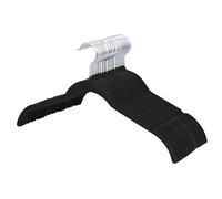 ManGotree Lot de 22 cintres en velours pour chemise pour femme, 41,9 cm, cintres antidérapants pour manteaux, débardeurs, chemises, chemisiers, shorts (noir)