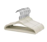 ManGotree Lot de 30 cintres antidérapants en Velours pour vêtements de bébé Blanc Neige