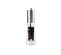 ManGotree Premium Moulin à Sel et à Poivre en Acier Inoxydable, Moulin à Poivre à Grosseur Réglable, Moulin Professionnel pour épices, 7,5 Pouces, 1 Pack (Argent) pour Cuisine, Extérieur