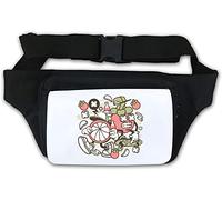 Mangoustan Sac banane pour patinage Motif fruits Blanc