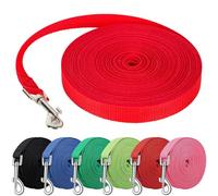 Mangroo Laisse en nylon pour chien - Fournitures de dressage pour chiens - Harnais de marche en plein air - Pour animaux de compagnie de petite et moyenne taille - 1,8 m/4,6 m/10 m/15 m