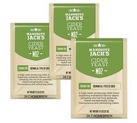Mangrove Jack's Lot de 3 levures de cidre M02 Craft Series 9 g friandises 23 l