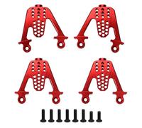 MANGRY Amortisseurs Avant et arrière SCX10, Tours de Montage, amortisseurs de Levage for 1/10 RC Chenille axiale SCX10, pièces de Mise à Niveau (Color : Red)