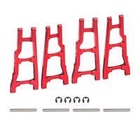 MANGRY Bras de Suspension Avant et arrière, pièces de Mise à Niveau 3655 adaptées for Traxxas 1/10 Slash 4x4 4WD Stampede 4x4 4WD RC Voiture Camion (Size : Red)