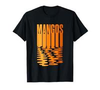 Mangues minimalistes esthétiques abstraites rétro fruits d'été T-Shirt