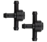 MangWany Connecteur en T pour lave-glace - 2 pièces - En plastique - 9178895 - 31391513 - Pour Volvo C30 S40 V50 2003-2013