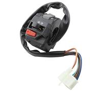 MangWany Interrupteur de guidon commodo de moto ATV 7/8" 22 mm 12V Allumer Le Clignotant Pour phares antibrouillard Avec faisceau de câbles