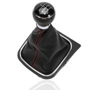 MangWany Pommeau de levier de vitesse avec bottes 6 vitesses compatible avec VW Golf 5 V Golf 6 VI 1K0711113 5K0711113 1K8711113 ensemble complet de cadre de pommeau