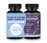 Manhaé Cap Expert Chute de cheveux Kératine, Levure de bière 2x60 gummies