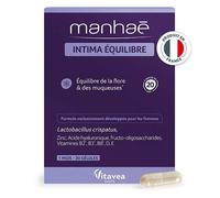 Manhaé Intima Equilibre - Probiotiques Equilibre Flore Intime - 30 Gélules