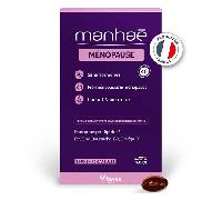 Vitavea Manhaé - Ménopause - Complément alimentaire sans hormones - Confort & bien-être pendant la menopause - Acide folique, Oméga 3, Zinc, Fer - 90 capsules - 3 mois - Fabriqué en France