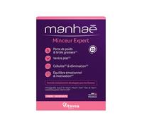 Manhaé Complément alimentaire minceur – Lactobacillus gasseri, queue de cerise – 30 gélules