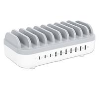 Manhattan 10-Port USB Power Delivery 120 W Système de Charge et de Rangement Station