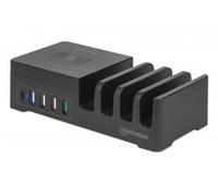 Manhattan 102230 Station de charge Qi Quick 3A USB-C 55W