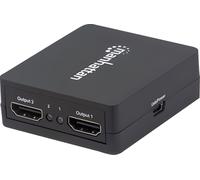 MANHATTAN 1080p 2-Port HDMI-Splitter Alimentation via USB noir