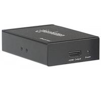 Manhattan 1080p HDMI Extending Receiver Unit, Receives One Input Signal from Transmitter up to 50m, Single Ethernet Cable per Receiver, use with 207829, Black, Three Year Warranty, Box -...