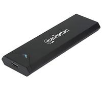 Manhattan Boîtier SSD M.2 130530 – NVMe USB‑C (USB 3.2 Gen2, UASP) Aluminium Noir