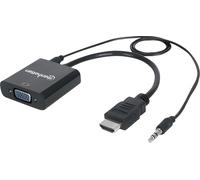 Manhattan 151559 Manhattan Convertisseur HDMI -> VGA St/Bu avec audio Polybag