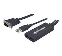 MANHATTAN 152426 - Adaptateur VGA, fiche VGA vers port HDMI