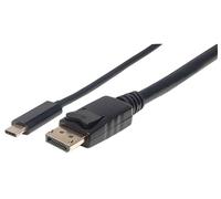 Manhattan 152471 Câble Adaptateur USB Type C vers DisplayPort (convertit Le Sign
