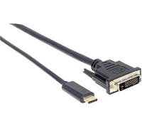 Manhattan Câble adaptateur 152471 USB-C mâle vers DisplayPort mâle 1.00 m Noir