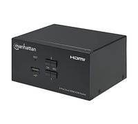 MANHATTAN 153522 SWITCH KVM HDMI 2 PORTS DOUBLE ÉCRAN 4K NOIR